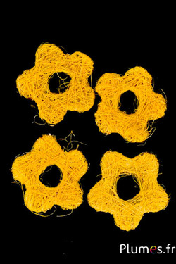 Sisalblume - Ø 5 cm - gelb